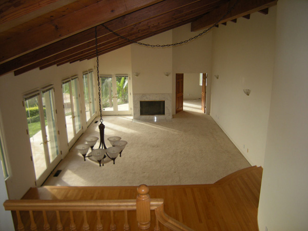 1409 Shoreline Drive living room, a Santa Barbara oceanfront home